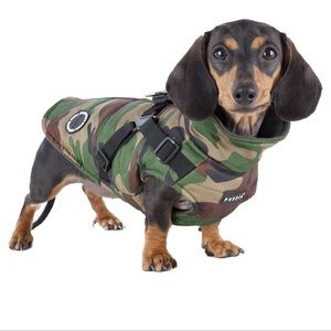 Camo dog coat